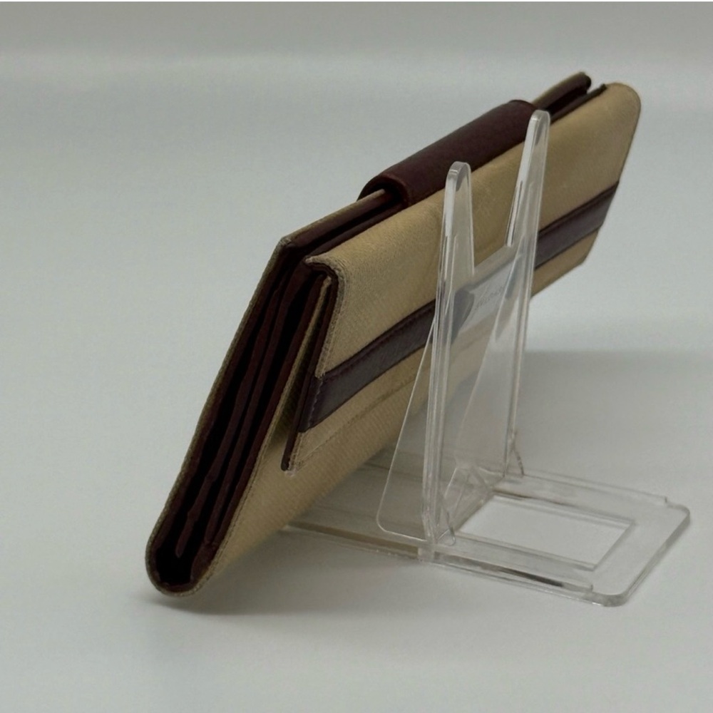 Bvlgari W Hook Continental Wallet Beige Brown - Picture 6 of 10